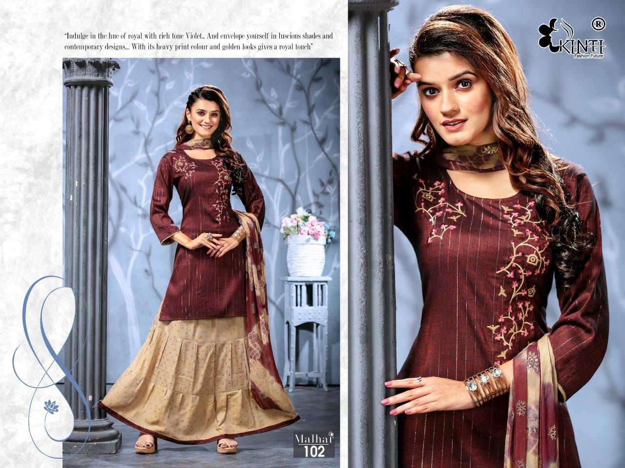 Kinti Malhar Fancy Ethnic Wear Designer Rayon Printed Designer Fancy Ready Made Collection